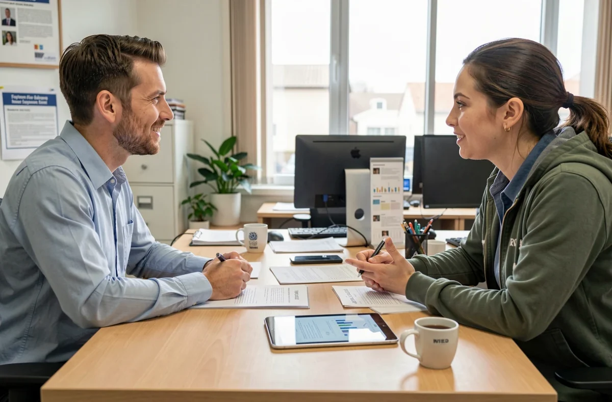 Entretien avec un conseiller autour d'un projet de formation